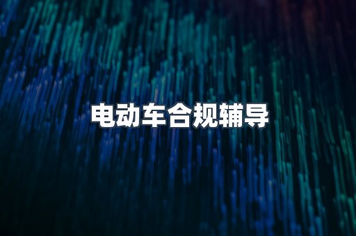 电动车合规辅导